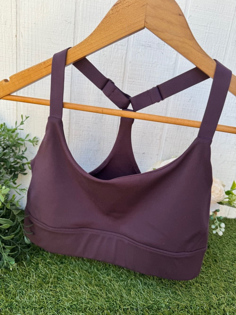 Beyond Yoga Women's Powerbeyond Strive Long Line Bra in Rich Plum size XS women - Picture 3 of 11